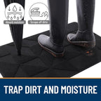 OLANLY Door Mats Indoor, Dirt Resist, Entrance Washable Mat, Low-Profile Inside - Image 4