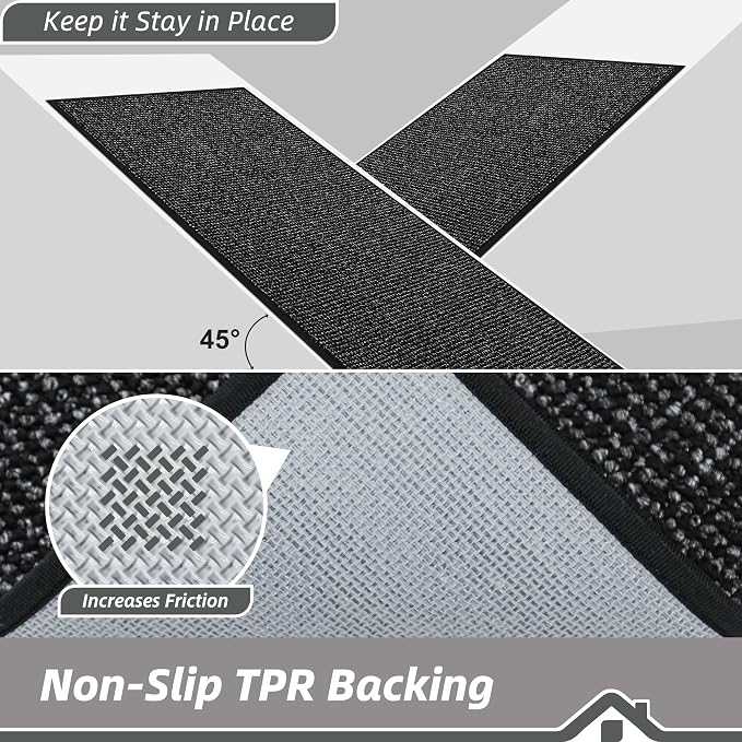 BEQHAUSE 2x3 Entryway Rug Indoor Door Mat Non-Slip Washable, Hallway Rugs - Image 4