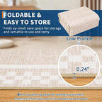 GarveeHome Washable Area Rug 4x6 Small Living Room Rugs Modern Bordered Soft - Image 4