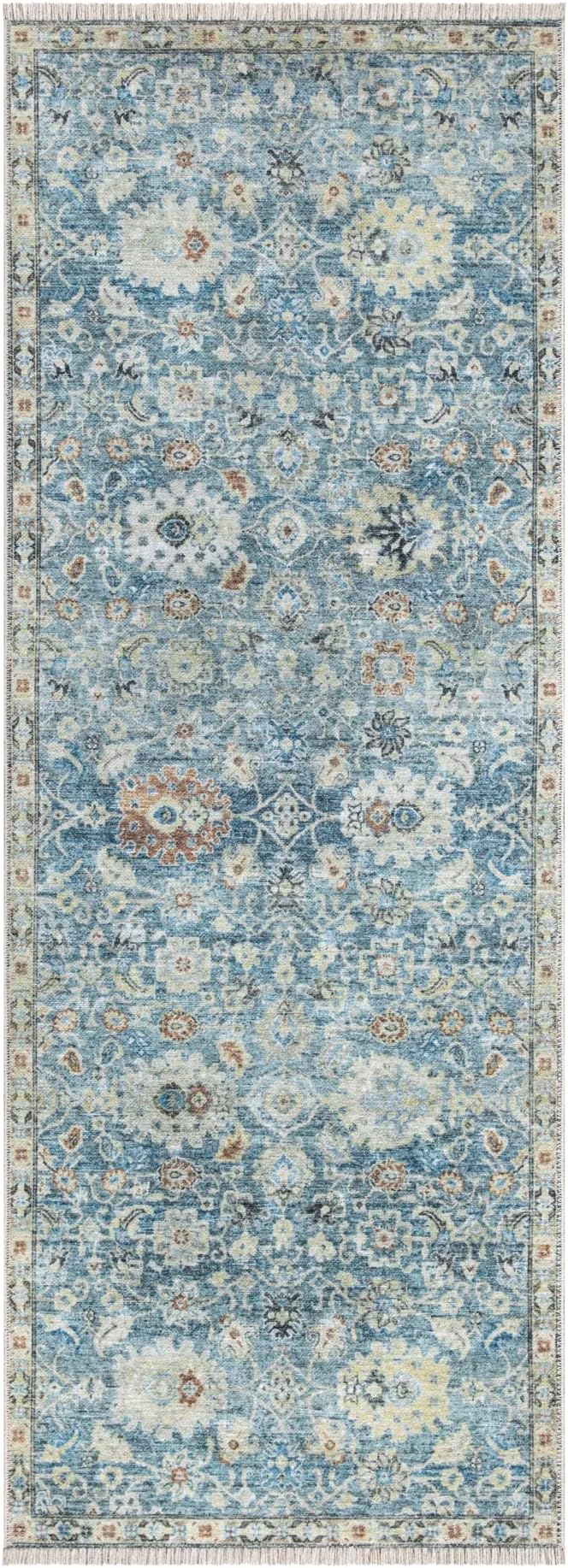 Bloom Rugs Caria Washable Non-Slip 7 ft Runner - Image 3