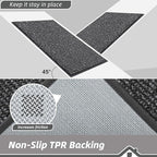 BEQHAUSE Dirt Trapper Door Mat 24" x 36", Non-Slip Washable Doormats Entrance - Image 6