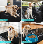 OLANLY Dog Door Mat for Muddy Paws 59x24, Paw Print Design, Absorbs Moisture - Image 7