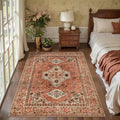 Tangsoo 3x5 Rug, Washable Vintage Rugs Indoor Area Rug, Non Slip Accent Rug by Tangsoo