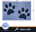 PURRUGS Dirt Trapping Door mat 20" x 31.5", Non-Skid/Slip Machine Washable - Image 2