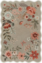 Lahome Floral Washable Rugs 8x10, Non-Slip Soft Bedroom Rug Stain Resistant - Image 7