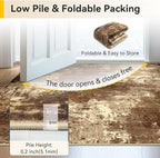 Washable Area Rugs 9'x12' Non-Slip Modern Abstract Soft - Image 8