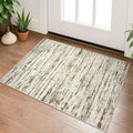 Modern Abstract Entryway Rug Indoor 2x3 Washable Rug Non-Slip Soft Small Area by lansny