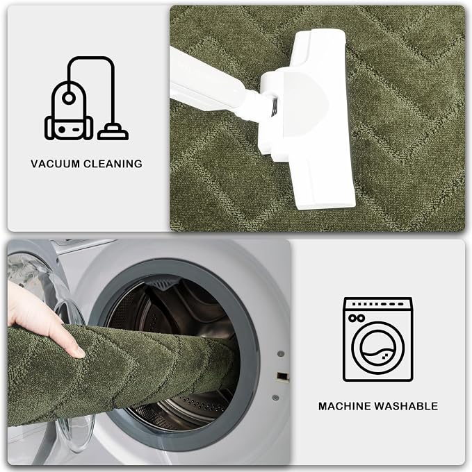 PURRUGS Dirt Trapping Door Mat 32" x 47", Non-Slip Machine Washable Entry Rug - Image 7