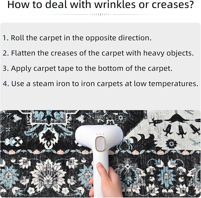 YJ.GWL Area Rugs for Living Room 4x6 Machine Washable Rugs for Bedroom - Image 10
