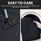 IOHOUZE Washable Exrea Long Hallway Runner Rug 3x20 Non Slip Rubber Backed - Image 4