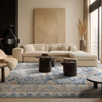 Phantoscope Washable Area Rug 8'x10' Non-Slip, Vintage Neutral Rugs - Image 5