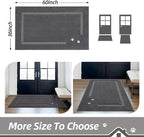 BEQHAUSE Dog Door Mat for Muddy Paws 36"x60" Dirt Trapper Absorbent Doormat Non - Image 2