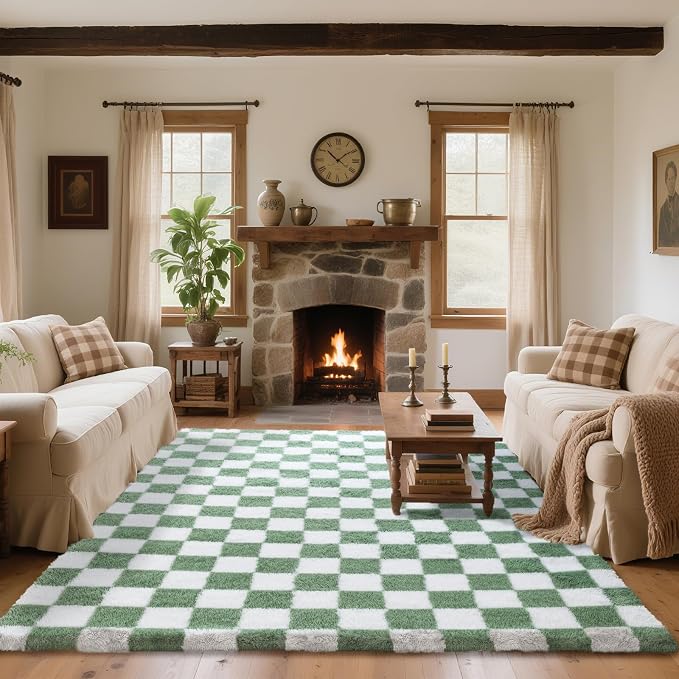 8x10 Area Rugs for Living Room Bedroom, Soft Fluffy Shaggy Bedside Rug - Image 2