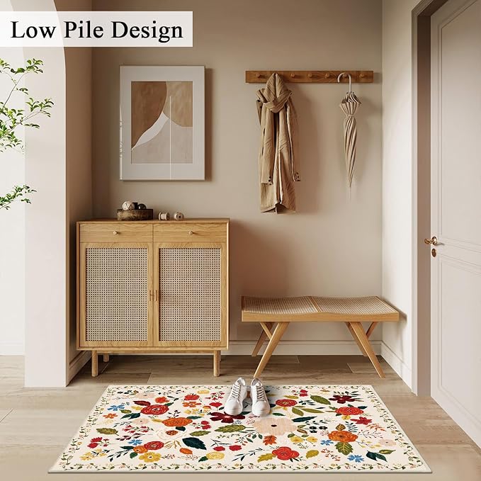 U'Artlines Indoor Door Mat Entrance Rug 2'x3'Soft Non Slip Machine Washable - Image 6