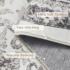 jinchan Floral 6x9 Area Rugs for Living Room - Image 6