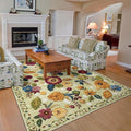 5x8 Machine Washable Area Rug for Living Room, Kids and Pets Friendly for by GERUIMO