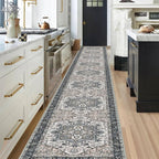 KOZYFLY Runners for Hallways 3x20 Ft Extra Long Faux Wool Washable Thin Hallway by KOZYFLY