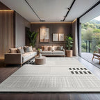 CAMILSON Modern Rug 10x14 Luxury Geometric Pattern Large Micro Loop Area Rugs by CAMILSONIndoorOutdoorAreaRugs