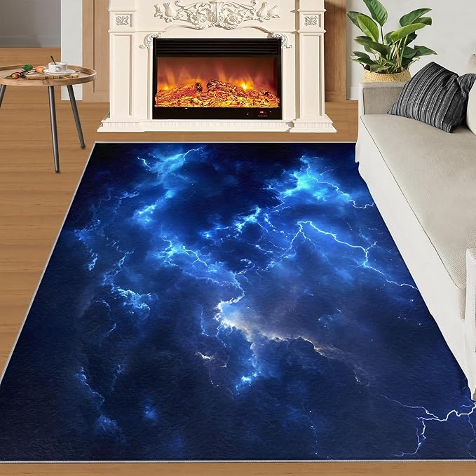 6x9 Lightning Living Room Rug - Image 2