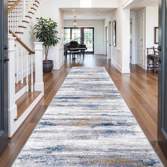 6x12 Runner Rug for Wide Hallway: Long Washable Area Rugs for Living Room by WIEVEDENS
