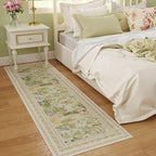 Rugcomf 2x6 Runner Rug Impressionist-Style Vintage Kitchen Rugs Non Slip - Image 4