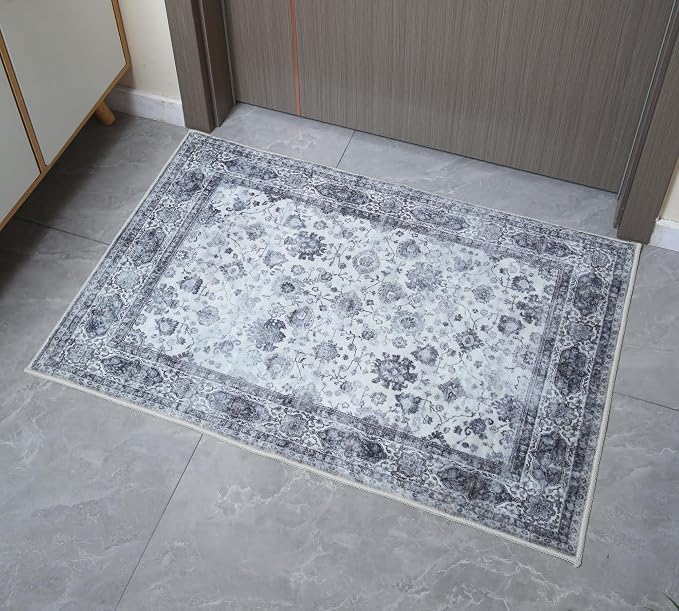 Rugcomf Door Mat Indoor Entrance 2x3 Rug Machine Washable Small Area Rug - Image 3
