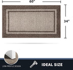 PURRUGS Dirt Trapping Door Mat 34" x 60", Non-Slip/Skid Machine Washable - Image 2