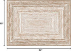 Phantoscope Washable Area Rug 5'x7' Non-Slip, Modern Neutral Boho Rugs - Image 2