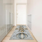 Ambesonne Animals Decorative Rug, Happy Tale of Giraffe Zebra Friends and - Image 2