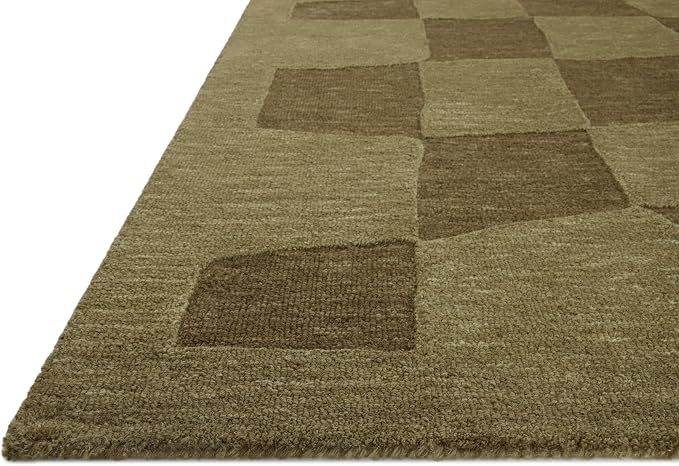 Loloi Leanne Ford Craven Collection CVN-03 Green/Olive 3'-6" x 5'-6" Accent Rug - Image 4