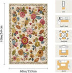 5x8 Machine Washable Area Rug for Living Room, Kids and Pets Friendly for - Image 2