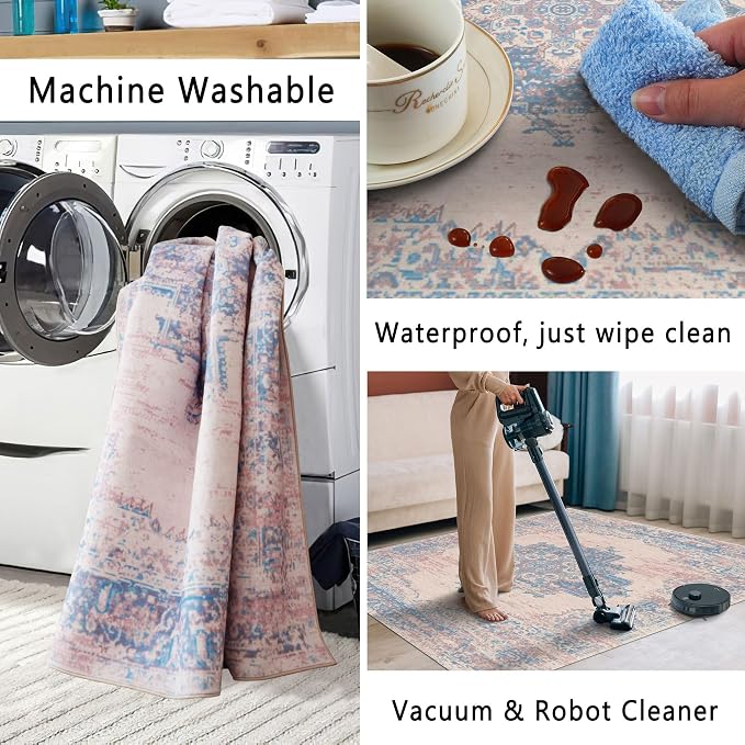 vivorug Runner Rug 2x10 Machine Washable Rug - Image 4