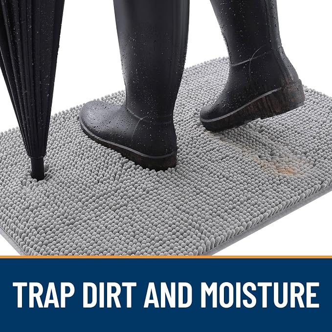 OLANLY Dog Door Mat for Muddy Paws 45x27, Absorbs Moisture and Dirt, Absorbent - Image 2