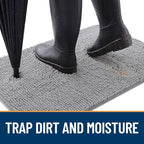 OLANLY Dog Door Mat for Muddy Paws 47x24, Absorbs Moisture and Dirt, Absorbent - Image 2
