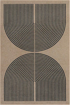 Lahome Modern Rainbow Easy Jute 6x9 Rug, Large Living Room Carpet Washable - Image 7
