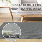 2x6 Ft Braided Runner Rug Washable Runners - Image 2