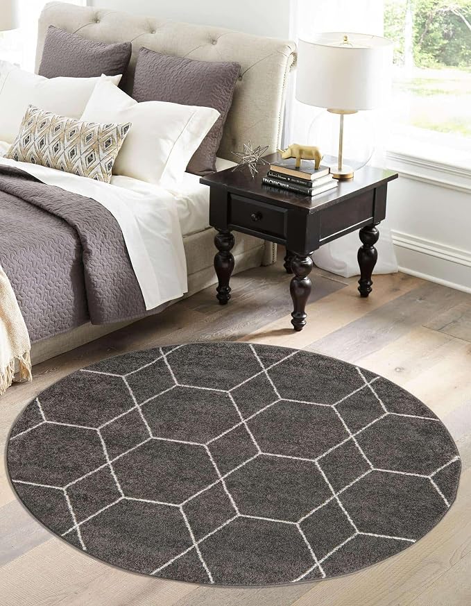 Unique Loom Trellis Frieze Collection Area Rug - Image 6