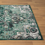 LUXE WEAVERS Moroccan Green 6x9 Medallion Area Rug - Image 7