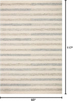 Loloi Chris Loves Julia Chris Collection CHR-05 Ivory/Slate 7'-9'' x 9'-9'' - Image 2