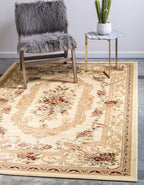 Unique Loom Versailles Collection Traditional Classic Floral Motif Area Rug by UniqueLoom