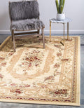 Unique Loom Versailles Collection Traditional Classic Floral Motif Area Rug by UniqueLoom
