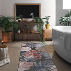 CAMILSON Runner Outdoor Rugs Oriental Retro Traditional Floral Medallion Area - Image 6