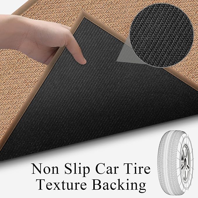 18ft Hallway Runner Rug Mat Non Slip, Rubber Backed Absorbent Floor Rug Carpets - Image 6