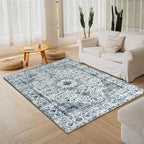 Easy-Going Area Rug 5x7 Washable Boho Rugs - Image 8