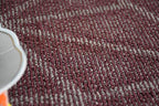 Furnish my Place Geometrical Pattern Indoor/Outdoor Refine Burgundy Abstract - Image 5