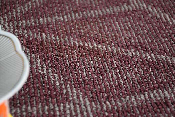 Furnish my Place Geometrical Pattern Indoor/Outdoor Refine Burgundy Abstract - Image 5