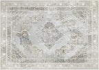 Phantoscope Washable Area Rug 5'x7' Non-Slip, Vintage Neutral Rugs - Image 2