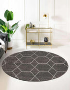 Unique Loom Trellis Frieze Collection Area Rug - Image 5