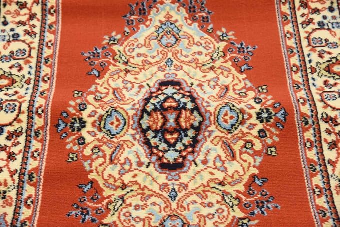 Unique Loom Reza Collection Traditional Persian Style Area Rug, 3 ft x 16 ft 5 - Image 5