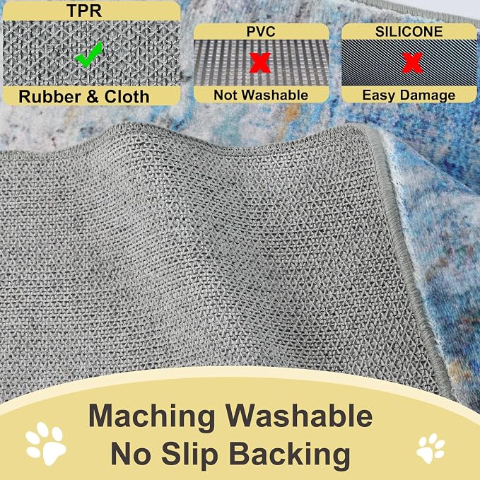 COMSLE Door Mat Soft Absorbent Indoor Front Entryway Rug Machine Washable - Image 4